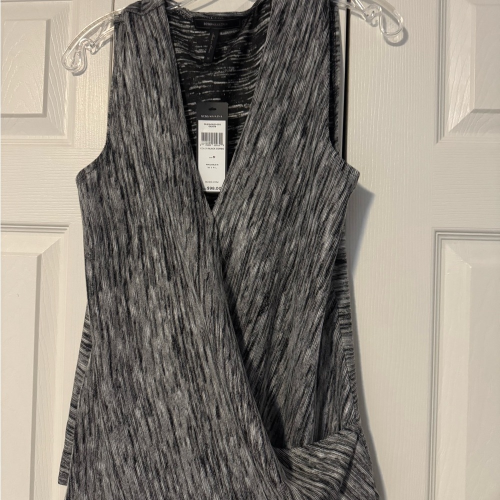 BCBG Black and Gray Tank Top